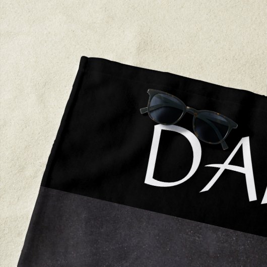 Meisjes Dance Chalkboard Heart w/ Gepersonaliseerd Strandlaken (In situ)