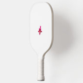 Meisjes design, lichtgoud, paars rood pickleball paddle (Links)