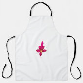 Meisjes design, lichtgoud, paars rood schort (Voorkant)