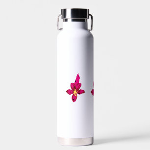 Meisjes design, lichtgoud, paars rood waterfles