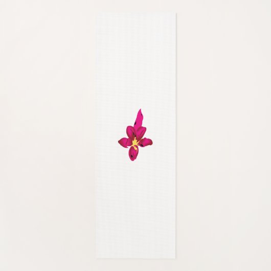 Meisjes design, lichtgoud, paars rood yogamat (Voorkant)