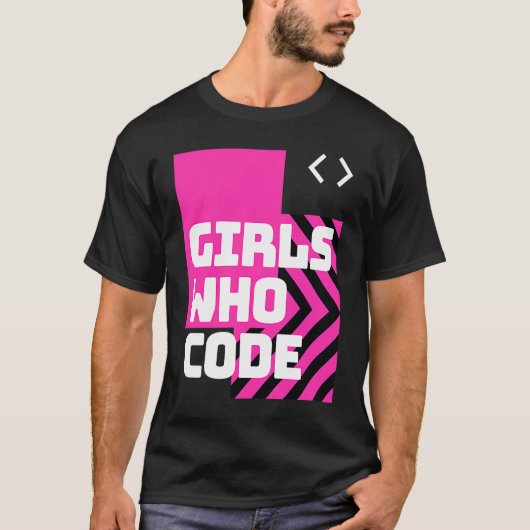 Meisjes die de coole computer coderen t-shirt (Voorkant)