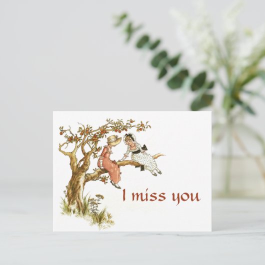  meisjes die ik u mis briefkaart (Staand voorkant)