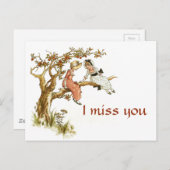  meisjes die ik u mis briefkaart (Voorkant / Achterkant)