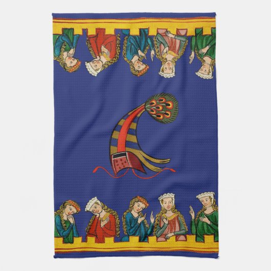 Meisjes die kijken theedoek (Verticaal)