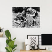 Meisjes die kikkers verzamelen, 1940 poster (Thuiskantoor)