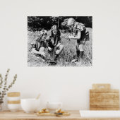 Meisjes die kikkers verzamelen, 1940 poster (Keuken)