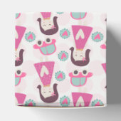 Meisjes die plaatsen zoeken bedankdoosjes (Bovenkant)