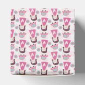 Meisjes die plaatsen zoeken bedankdoosjes (Bovenkant)