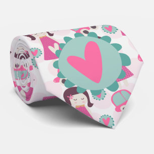 Meisjes die plaatsen zoeken stropdas