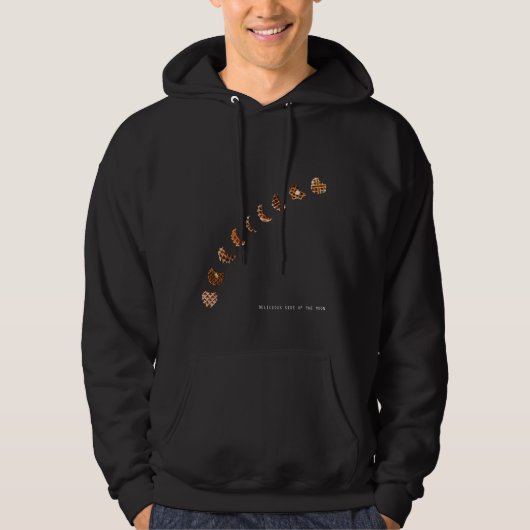MEISJES DIE SPAGHETTI ETEN HOODIE (Voorkant)