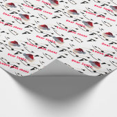 Meisjes die van kerstcadeaus houden cadeaupapier (Hoek)