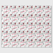 Meisjes die van kerstcadeaus houden cadeaupapier (Vlak)