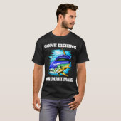 MEISJES DIE VISSEN T-SHIRT (Voorkant volledig)