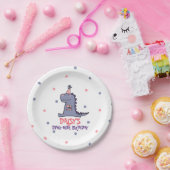 Meisjes Dino-Mite Verjaardag Papieren Bordje (Feest)