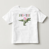 Meisjes Dino-Vier Feestshirt Kinder Shirts (Voorkant)