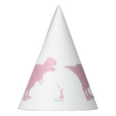 Meisjes Dinosaur Party Petten - Girly TRex Feesthoedjes (Links)