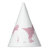 Meisjes Dinosaur Party Petten - Girly TRex Feesthoedjes (Rechts)