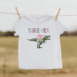 Meisjes Dinosaur Three-Rex Shirt