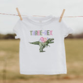 Meisjes Dinosaur Three-Rex T-shirt