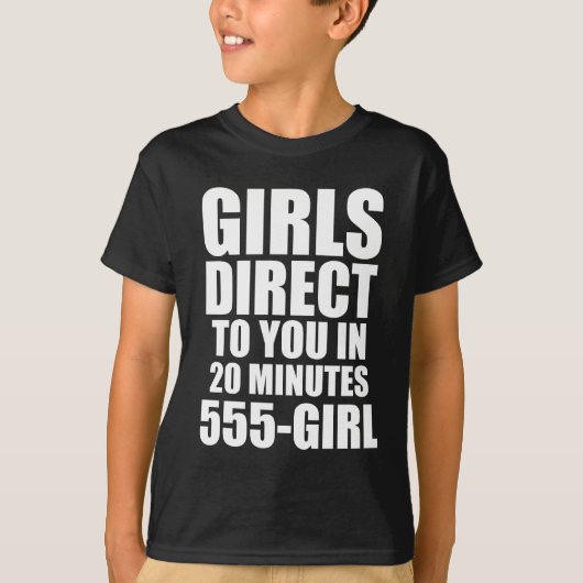 Meisjes direct voor jou t-shirt (Voorkant)