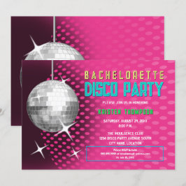 Meisjes Disco Feest Kaart