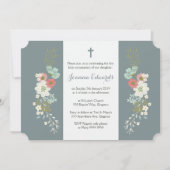 Meisjes Dochter Eerste Heilige Communie Doop Kaart (Voorkant)