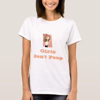 Meisjes doen geen poep t-shirt
