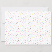 Meisjes Donut Folie Balloon Foto Eerste Verjaardag Kaart