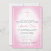 Meisjes doop/uitnodiging kaart (Voorkant)