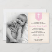 Meisjes doop/uitnodiging kaart (Voorkant)