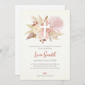 Meisjes doopuitnodigingen als doopuitnodigingen kaart (Voorkant / Achterkant)