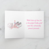 Meisjes doopwens kaart (Binnen)