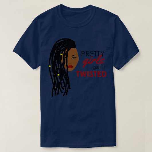 Meisjes Draag Locs T-shirt (Design voorkant)