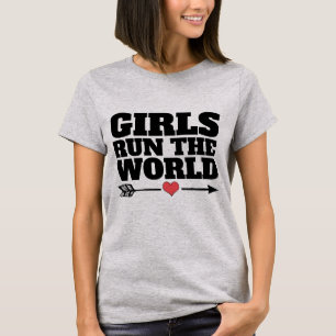 MEISJES DRAAIEN DE WERELD, FEMINIST T-Shirts