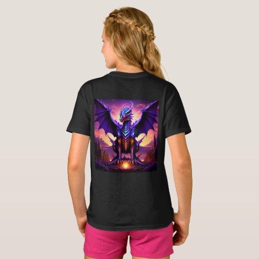 Meisjes Dream Dragon T-shirt (Achterkant volledig)