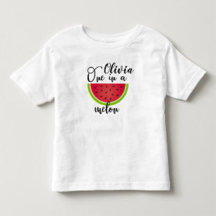 Meisjes een op een meloen eerste verjaardag T-shir Kinder Shirts