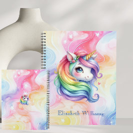 Meisjes  Eenhoorn en Regenboog Ontwerp Planner