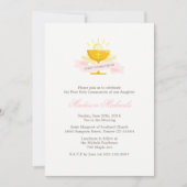 Meisjes Eerste Heilige Communie Kaart (Voorkant)