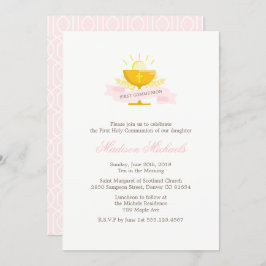 Meisjes Eerste Heilige Communie Kaart