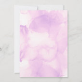 Meisjes Eerste Heilige Communie Zachte Roze Waterv Kaart (Achterkant)