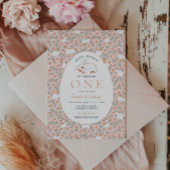 Meisjes eerste verjaardag paashaas kaart