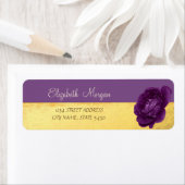 Meisjes Elegant, Gold, Paars, Roos Adres Etiket (Insitu)