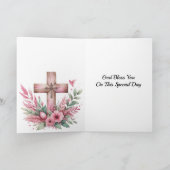 Meisjes Elegante Bevestiging Kaart Kleindochter (Binnen)