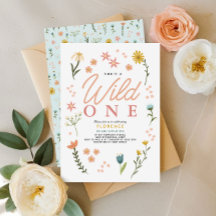 Meisjes Elegante Wilde Eén Wilde Bloem 1e Verjaard