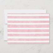 Meisjes Elephant Dank je Baby shower Bedankkaart (Achterkant)