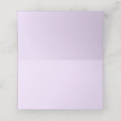 Meisjes Elephant Paarse Floral Rozen Etiket Plaatskaartje (Binnenkant ongevouwen)