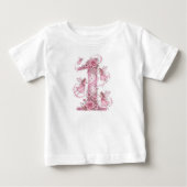 Meisjes Elf Eerste Roze 1e Verjaardagskleding (Voorkant)