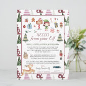 Meisjes Elf | Kinderen Kerst Elf Hallo Brief (Staand voorkant)