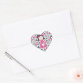 Meisjes en handtassen hart sticker (Envelop)